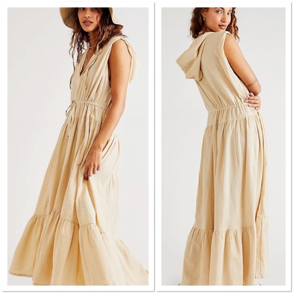 FREE PEOPLE Newly Listed Bohemian Flowy Maxi Dress By Endless Summer Size Medium - Picture 1 of 12